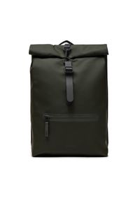 Rains Plecak Rolltop Rucksack W3 13320 Zielony. Kolor: zielony. Materiał: materiał