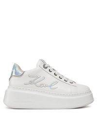 Karl Lagerfeld - KARL LAGERFELD Sneakersy KL63510A Biały. Kolor: biały. Materiał: skóra #1