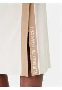 Elisabetta Franchi Spódnica midi GK-27S-61E2-V340 Beżowy Regular Fit. Kolor: beżowy. Materiał: wiskoza #3