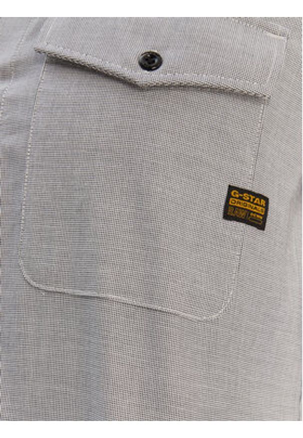 G-Star RAW - G-Star Raw Koszula Marine D24963-C290 Niebieski Slim Fit. Kolor: niebieski. Materiał: bawełna. Styl: marine