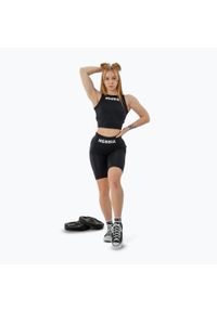 Top treningowy damski NEBBIA Gym Therapy Cropped. Kolor: czarny