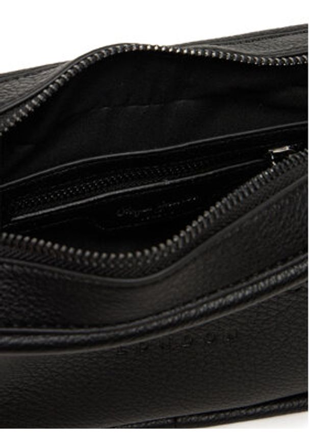 Pepe Jeans Torebka Bassy Code PL0300004 Czarny. Kolor: czarny. Materiał: skórzane