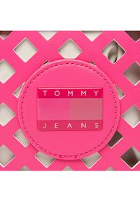 Tommy Jeans Torebka Tjw Retro Basket AW0AW12416 Różowy. Kolor: różowy. Materiał: skórzane. Styl: retro #4