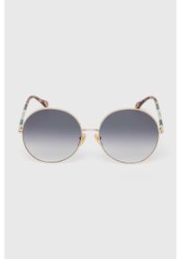 Chloe - Chloé okulary przeciwsłoneczne damskie kolor granatowy. Kształt: okrągłe. Kolor: niebieski #2