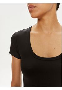 Calvin Klein T-Shirt K20K207191 Czarny Slim Fit. Kolor: czarny. Materiał: syntetyk #4