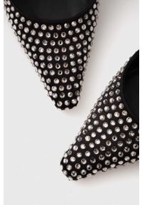 Guess szpilki ESTAR kolor czarny FL7ESA SAT05. Zapięcie: klamry. Kolor: czarny. Obcas: na szpilce. Wysokość obcasa: średni #3