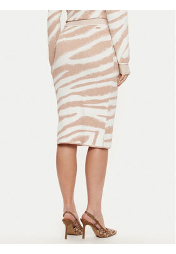 Liu Jo Spódnica midi TF4217 MS49I Biały Regular Fit. Kolor: biały. Materiał: wiskoza