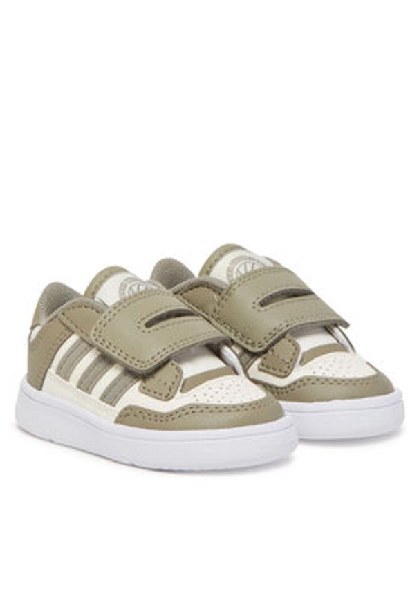 Adidas - adidas Sneakersy Rapid Court JS3545 Zielony. Kolor: zielony. Materiał: skóra