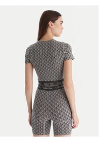 Calvin Klein Underwear T-Shirt LV00QF8487 Szary Slim Fit. Kolor: szary. Materiał: bawełna #2