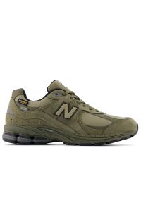 Buty New Balance M2002RPK - zielona. Kolor: zielony. Materiał: skóra, guma. Szerokość cholewki: normalna