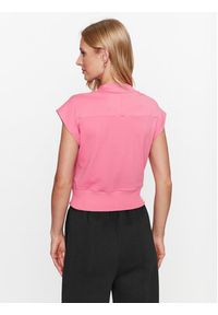 Adidas - adidas T-Shirt IM4915 Różowy Slim Fit. Kolor: różowy. Materiał: syntetyk #6