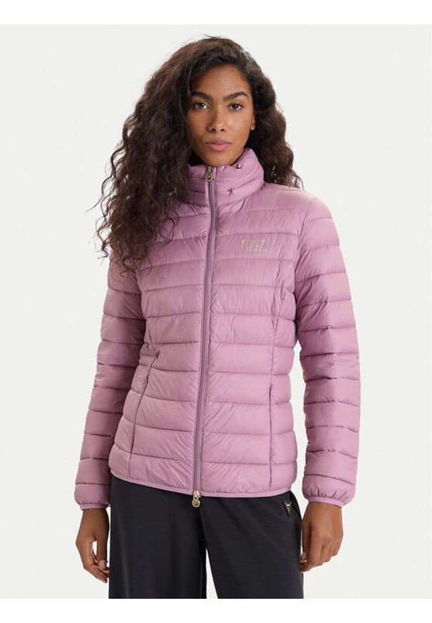 EA7 Emporio Armani Kurtka przejściowa 7W000473 AF12477 UA272 Różowy Slim Fit. Kolor: różowy. Materiał: syntetyk