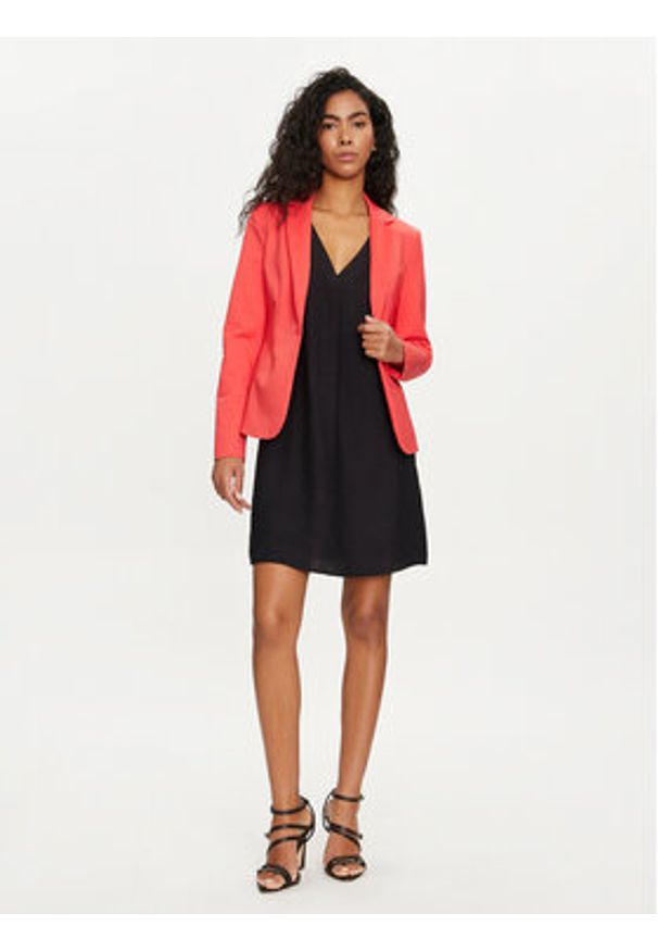 Vero Moda Marynarka Victoria 10307758 Różowy Slim Fit. Kolor: różowy. Materiał: syntetyk, bawełna