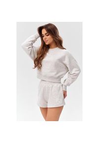 ROUGH RADICAL - Damska bluza sportowa Rough Radical Active Crop Top. Kolor: szary. Sport: fitness