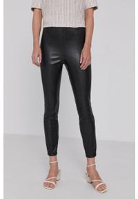 Pennyblack Spodnie damskie kolor czarny dopasowane high waist. Stan: podwyższony. Kolor: czarny #2