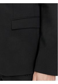 Calvin Klein Marynarka K10K112935 Czarny Regular Fit. Kolor: czarny. Materiał: wełna, syntetyk