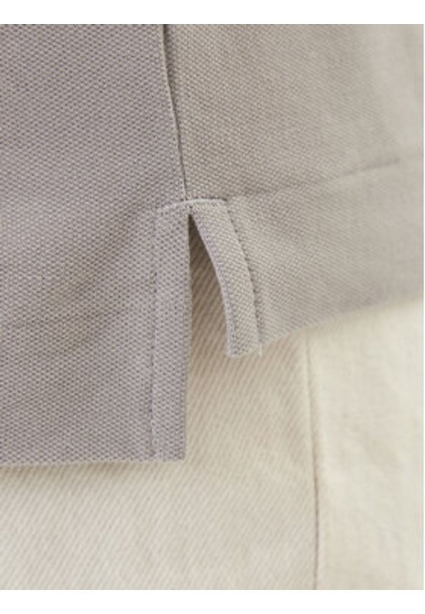 G-Star RAW - G-Star Raw Polo Dunda D17127-5864 Szary Slim Fit. Typ kołnierza: polo. Kolor: szary. Materiał: bawełna