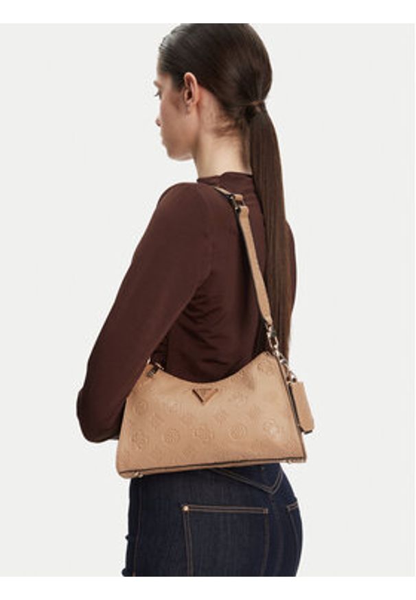 Guess Torebka HWPG93 49180 Beżowy. Kolor: beżowy. Materiał: skórzane