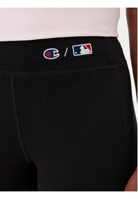 Champion Legginsy 117975 Czarny Slim Fit. Kolor: czarny. Materiał: bawełna #4