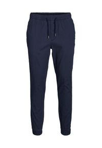 Jack & Jones - Jack&Jones Joggery 12224518 Granatowy Comfort Fit. Kolor: niebieski. Materiał: bawełna