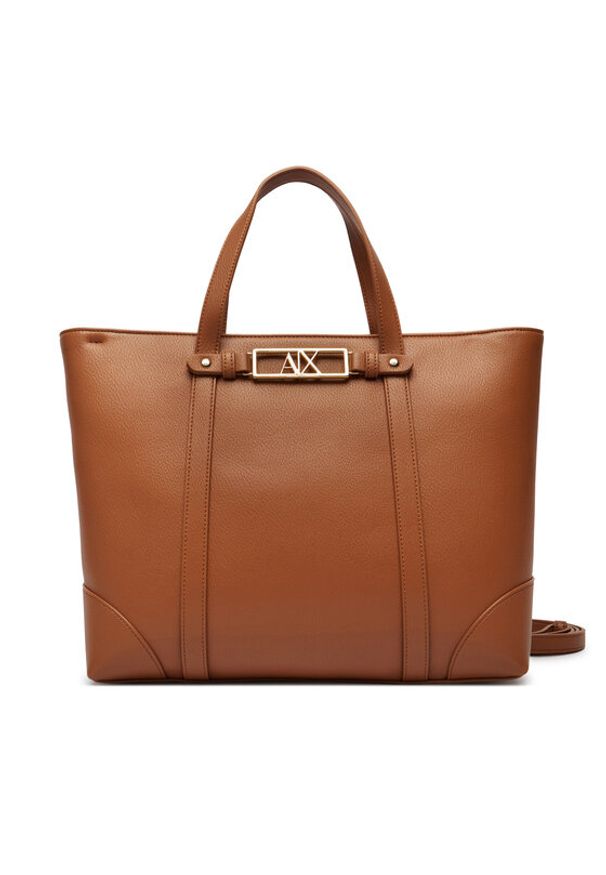 Armani Exchange Torebka XW002609 AF15632 U6119 Brązowy. Kolor: brązowy. Materiał: skórzane