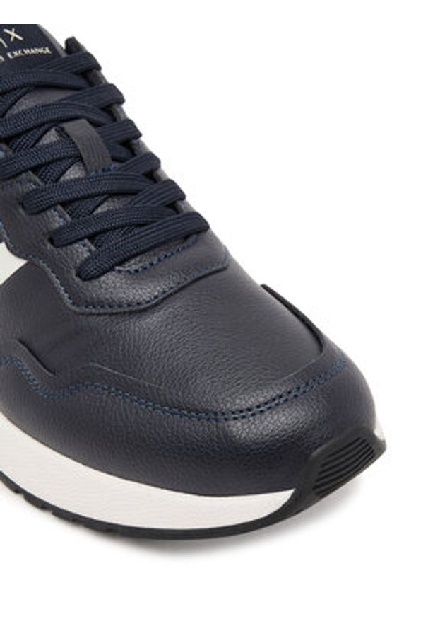 Armani Exchange Sneakersy XM001683 AF17360 MB034 Granatowy. Kolor: niebieski. Materiał: skóra