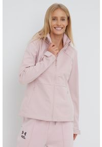4f - 4F kurtka damska kolor różowy przejściowa. Kolor: różowy