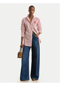 Lauren Ralph Lauren - LAUREN RALPH LAUREN Koszula 200P08746002 Czerwony Relaxed Fit. Kolor: czerwony. Materiał: bawełna #6