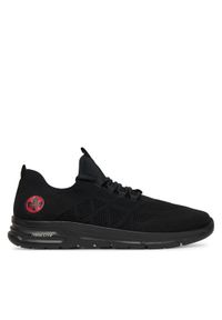Rieker Sneakersy B7376-00 Czarny. Kolor: czarny. Materiał: materiał
