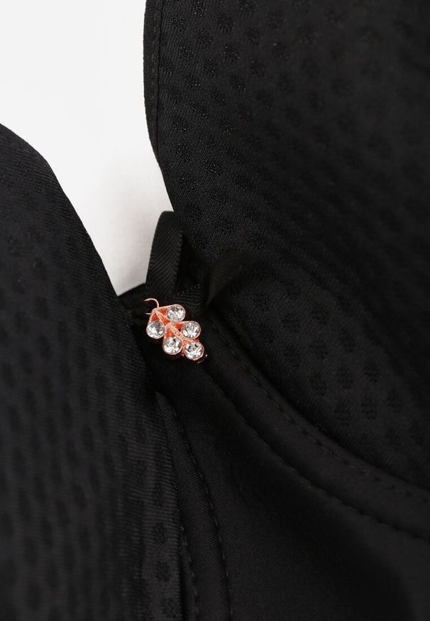 Renee - Czarny Biustonosz Oddychający Typu Spacer Namsari. Kolor: czarny. Materiał: jeans