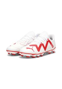 Puma - Buty Future Play Fg/Ag Jr Rozmiar 36 - 107388-01 Biały. Kolor: pomarańczowy, biały, czerwony, wielokolorowy