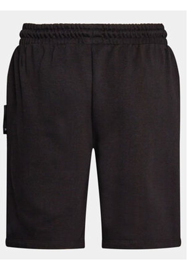 Richmond X Szorty sportowe Ceylan UMP24007BE Czarny Regular Fit. Kolor: czarny. Materiał: bawełna. Styl: sportowy