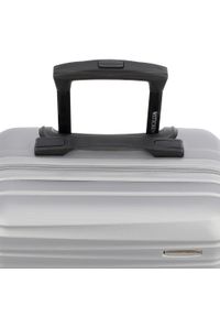 Wittchen - Zestaw walizek z ABS-u z żebrowaniem. Kolor: szary. Materiał: guma #9