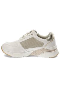 Białe Sneakersy Mustang Sportowe Obuwie Damskie. Okazja: na spacer. Kolor: biały. Materiał: materiał. Sport: turystyka piesza #3