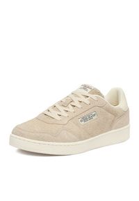 Guess Jeans Sneakersy EO-LUNARI-02 WE Beżowy. Kolor: beżowy. Materiał: zamsz, skóra #2