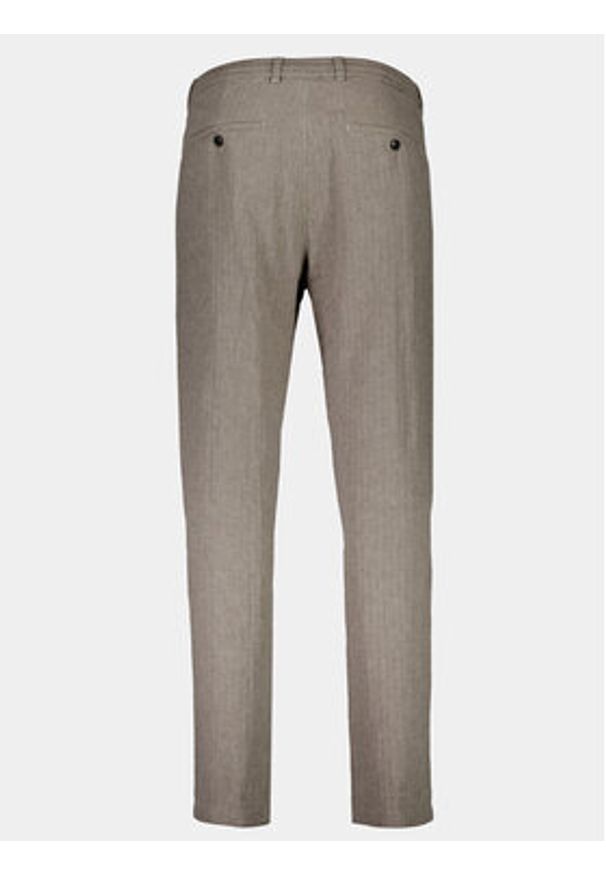 Lindbergh Spodnie materiałowe 30-003020 Zielony Relaxed Fit. Kolor: zielony. Materiał: len, bawełna