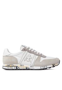 Premiata Sneakersy Eric 5669 Biały. Kolor: biały. Materiał: zamsz, skóra