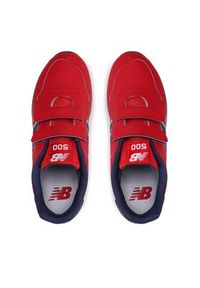 New Balance Sneakersy GV500TN1 Czerwony. Kolor: czerwony