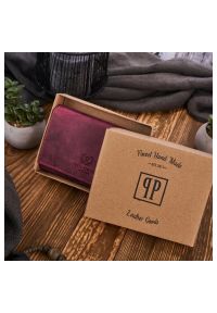 Portfel skórzany vintage PAOLO PERUZZI różowy T-33-CHR. Kolor: różowy. Materiał: skóra #1