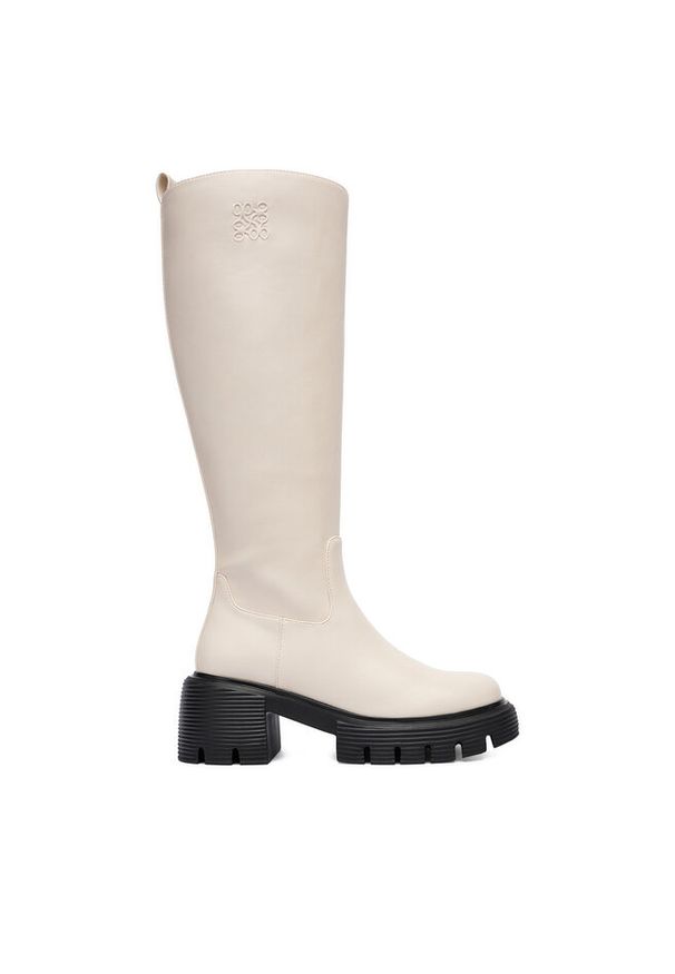 Kozaki Nine West. Kolor: kremowy