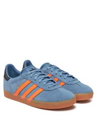 Adidas - adidas Sneakersy Gazelle JP7124 Niebieski. Kolor: niebieski. Materiał: skóra, zamsz. Model: Adidas Gazelle