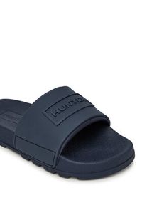 Hunter Klapki HFRU0006251 Granatowy. Kolor: niebieski