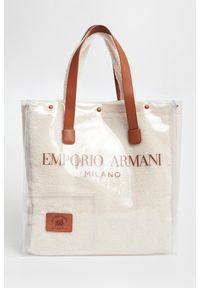 Emporio Armani - Torebka damska shopper maxi EMPORIO ARMANI