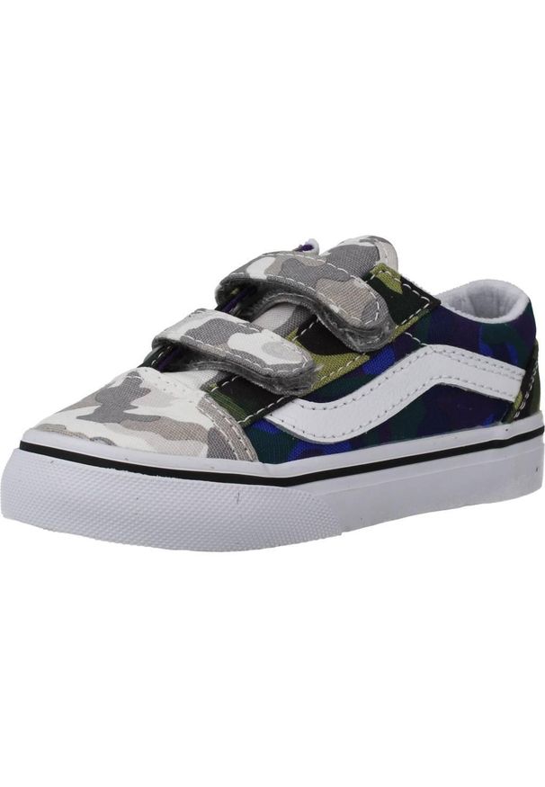 Vans - Buty VANS TD OLD SKOOL V Wielokolorowy. Okazja: na co dzień. Kolor: wielokolorowy. Materiał: tkanina, skóra. Model: Vans Old Skool