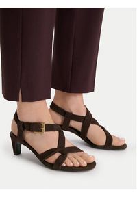 Gino Rossi - GINO ROSSI Sandały EO-124943 Brązowy. Kolor: brązowy. Materiał: skóra, zamsz #6