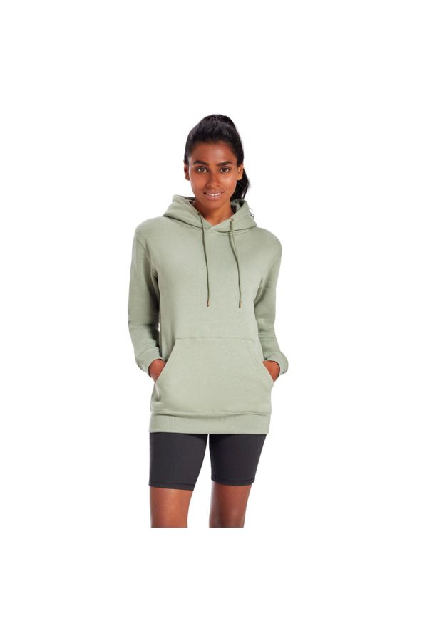 MANTIS - Bluza Z Kapturem Unisex Dla Dorosłych. Typ kołnierza: kaptur. Kolor: zielony. Materiał: polar. Sport: turystyka piesza