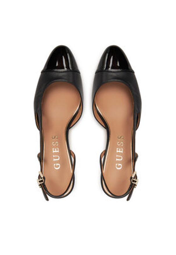 Guess Czółenka FLTLOI LEP05 Czarny. Kolor: czarny. Materiał: skóra