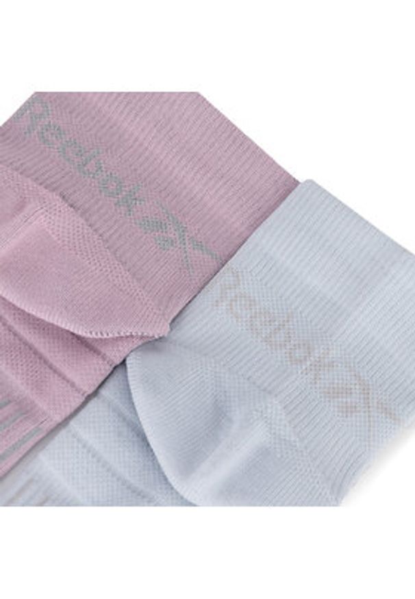 Reebok Skarpety krótkie R0396-SS24 (2-pack) Kolorowy. Materiał: poliester. Wzór: kolorowy