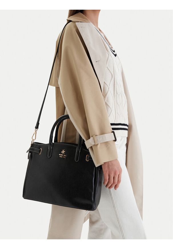 Beverly Hills Polo Club Torebka EO-BHPC-C-009-09 Czarny. Kolor: czarny