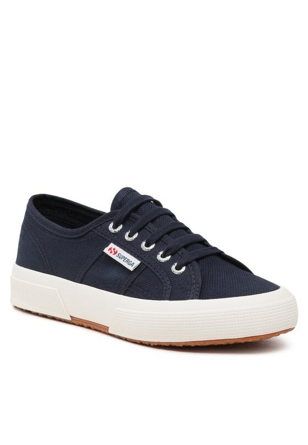 Superga Tenisówki 2750 Cotu Classic Granatowy. Kolor: niebieski. Materiał: materiał